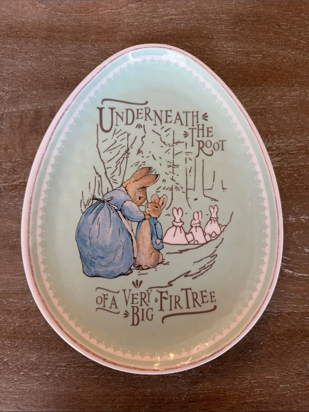 Pottery Barn Kids Peter Rabbit Plate